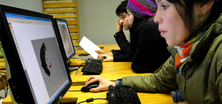 taller diseo crossmedia con estudiantes de cuarto medio liceos de la regin